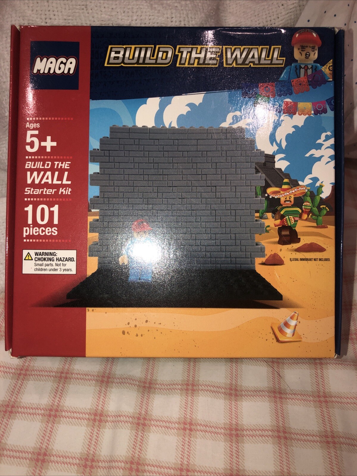 MAGA Donald Trump “Build The Wall” Building Blocks 101 Pc. Set