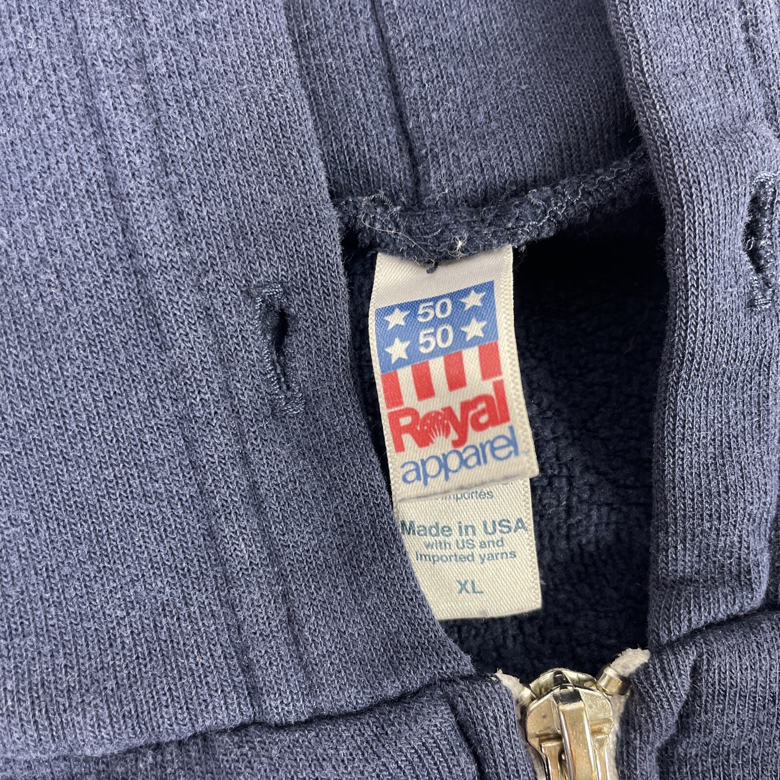 Andrew Yang For President Blue 2020 Hoodie Zip Sweatshirt XL Royal Apparel USA