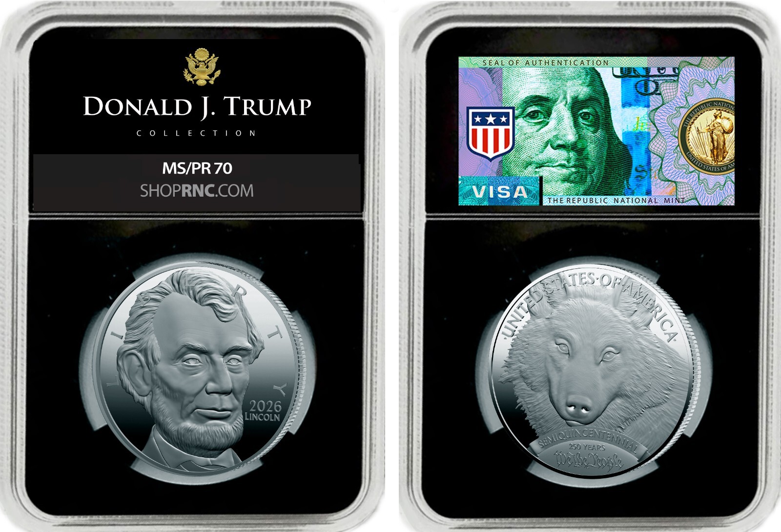 2026 Men of MAGA Patriot Silver Double Eagle Commemorative Set (8 Coins)