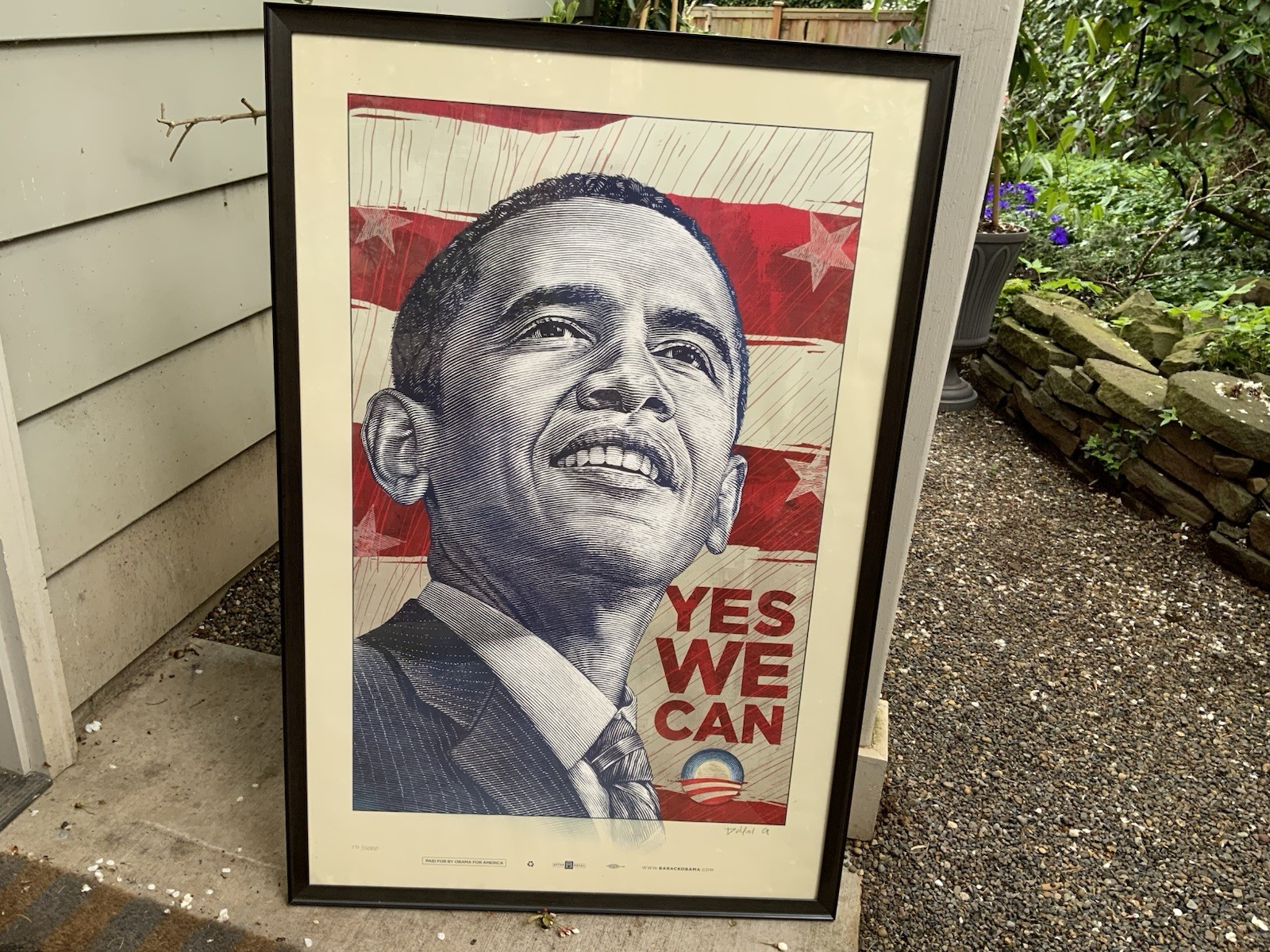 “YES WE CAN” ~ Obama For America Campaign ~ Antar Dayal ~ SIGNED ~ 2008