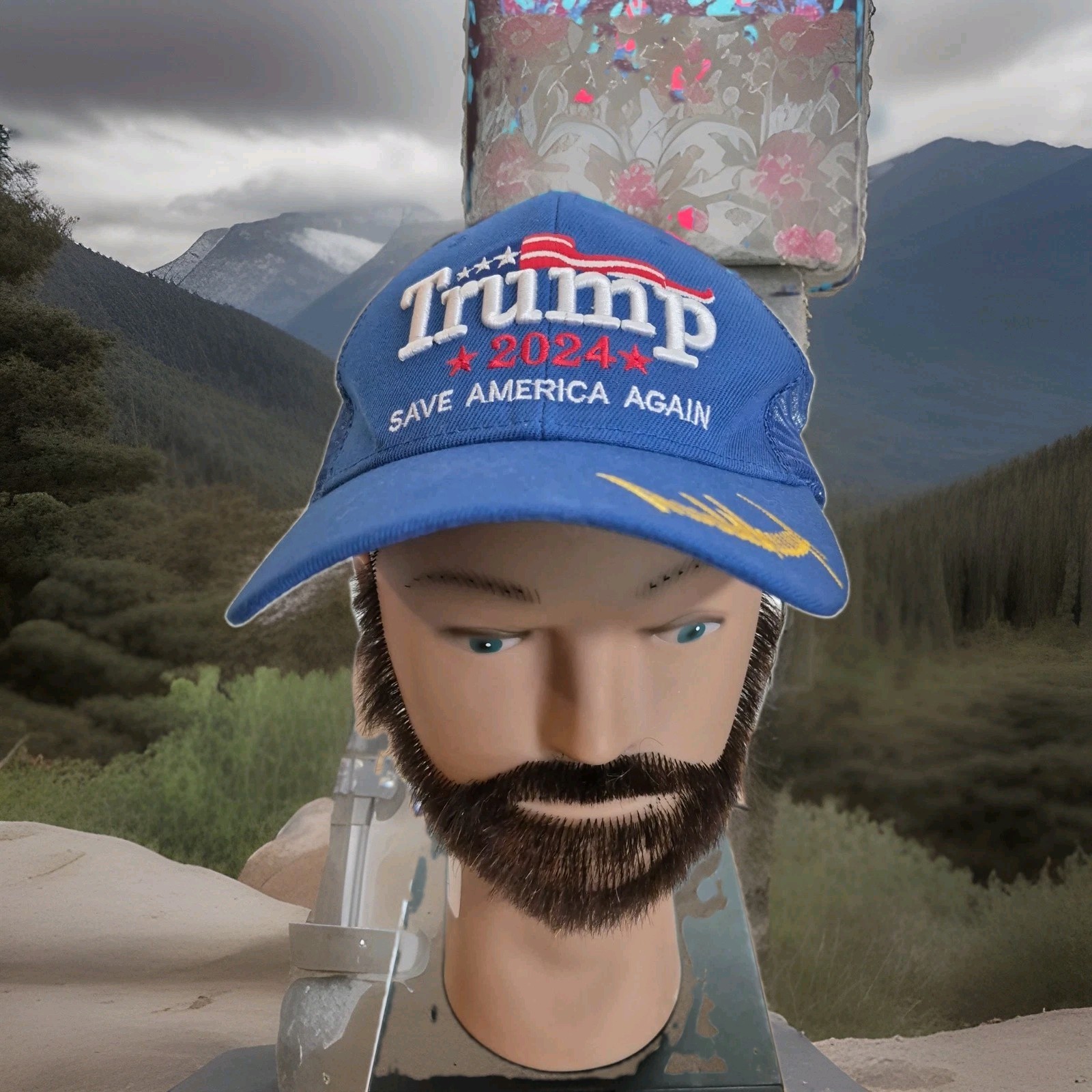 Donald Trump 2024 Save America Again Ball Cap New