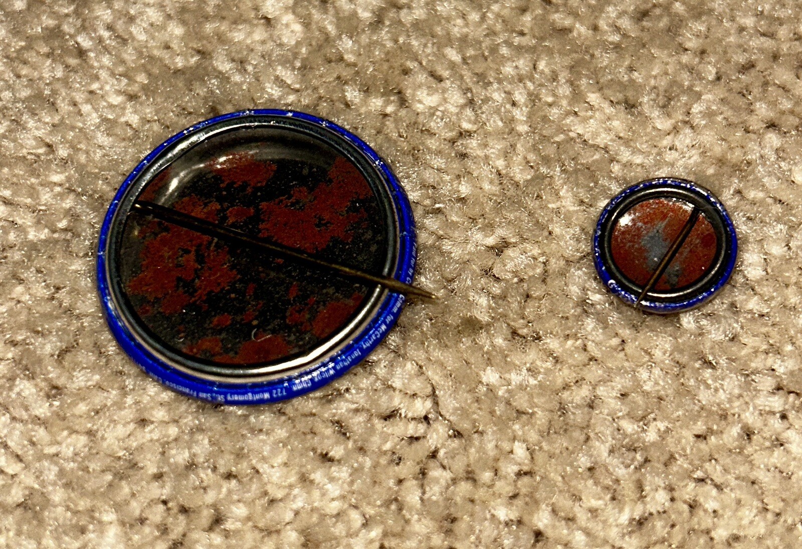 12 – 1960s / 1970s EUGENE McCARTHY for President Button Pin LOT #2