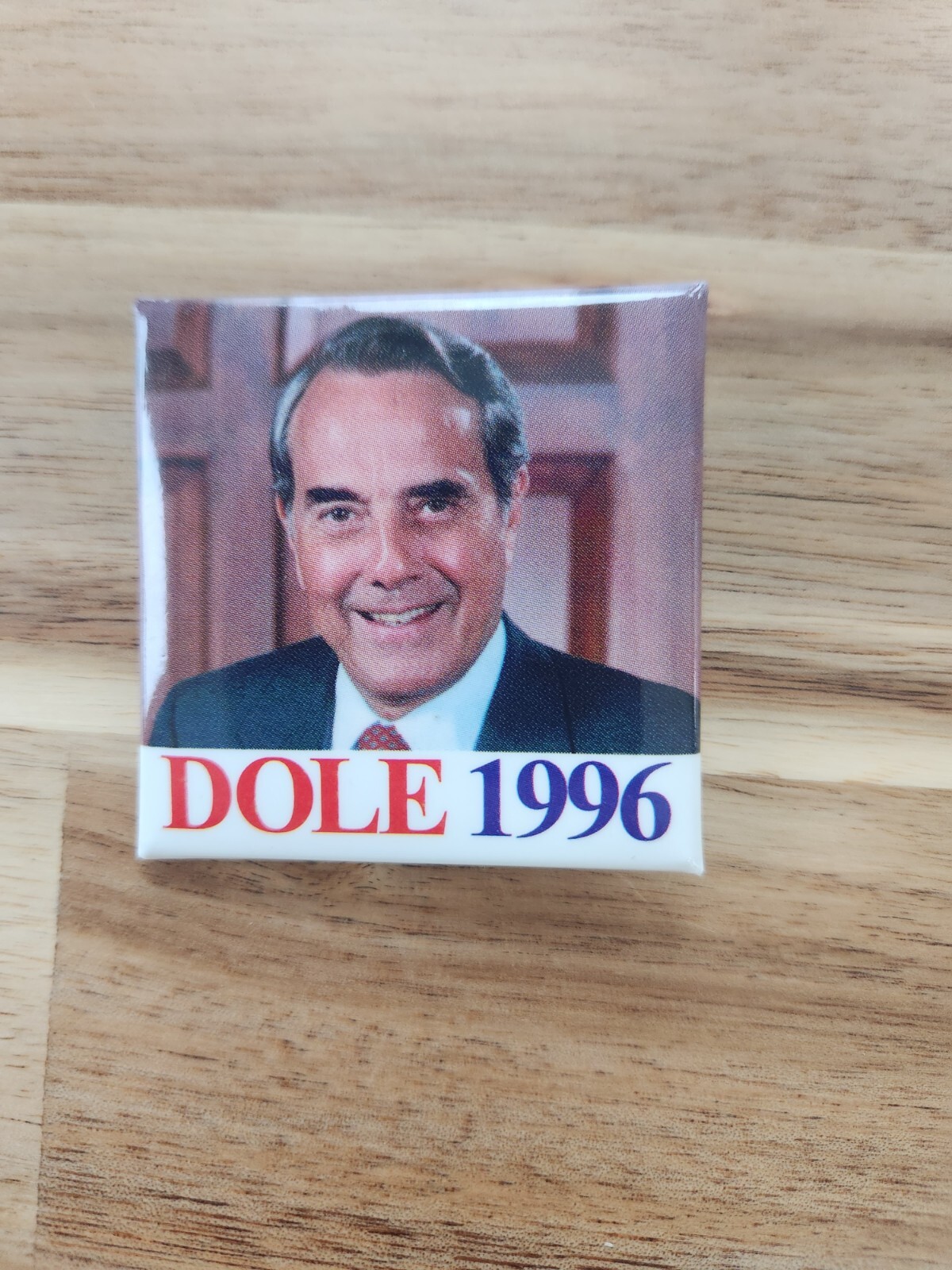 1996 Bob Dole (2-1/8)” Square / Presidential Campaign Button