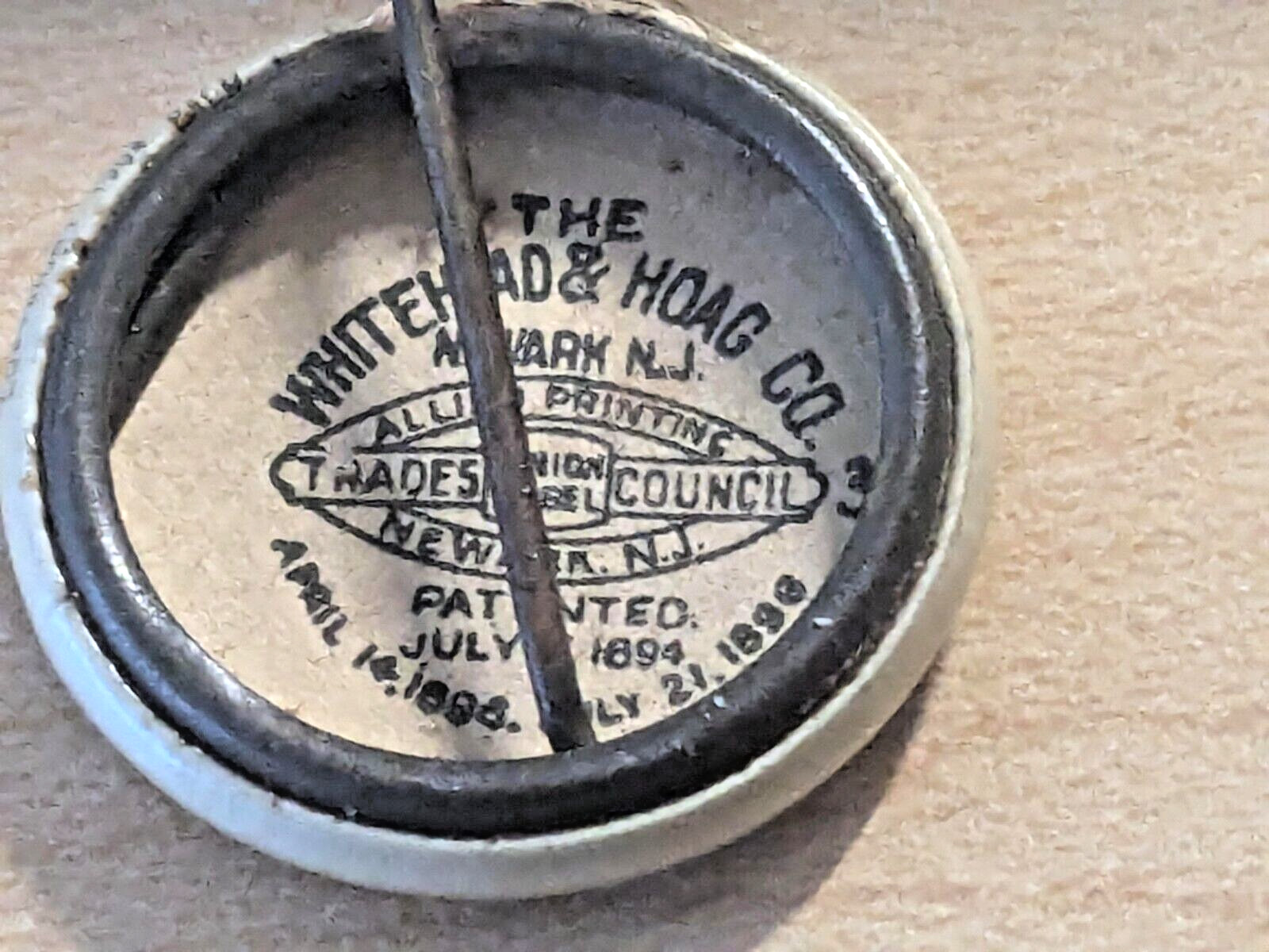Rare Theodore Roosevelt & Fairbanks 1904 Presidential Election Pinback 21.7mm