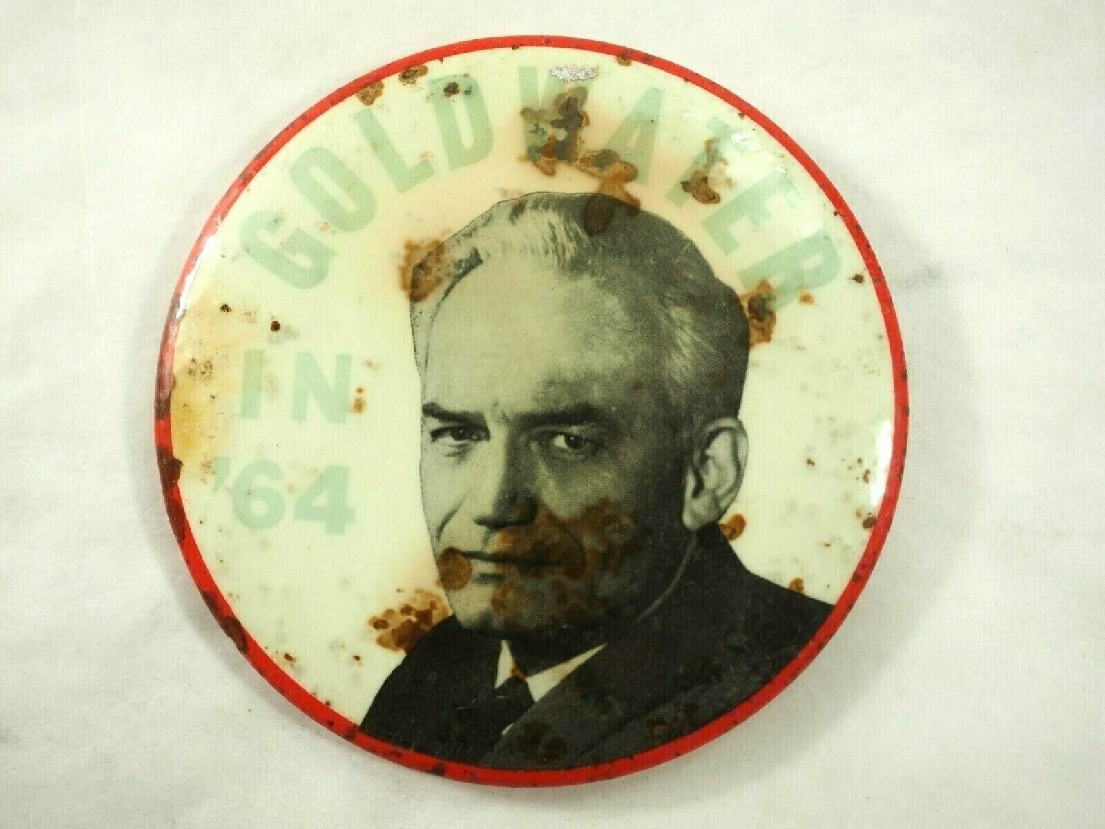 Goldwater in ’64 Political Campaign pin-back Pin 3.5″