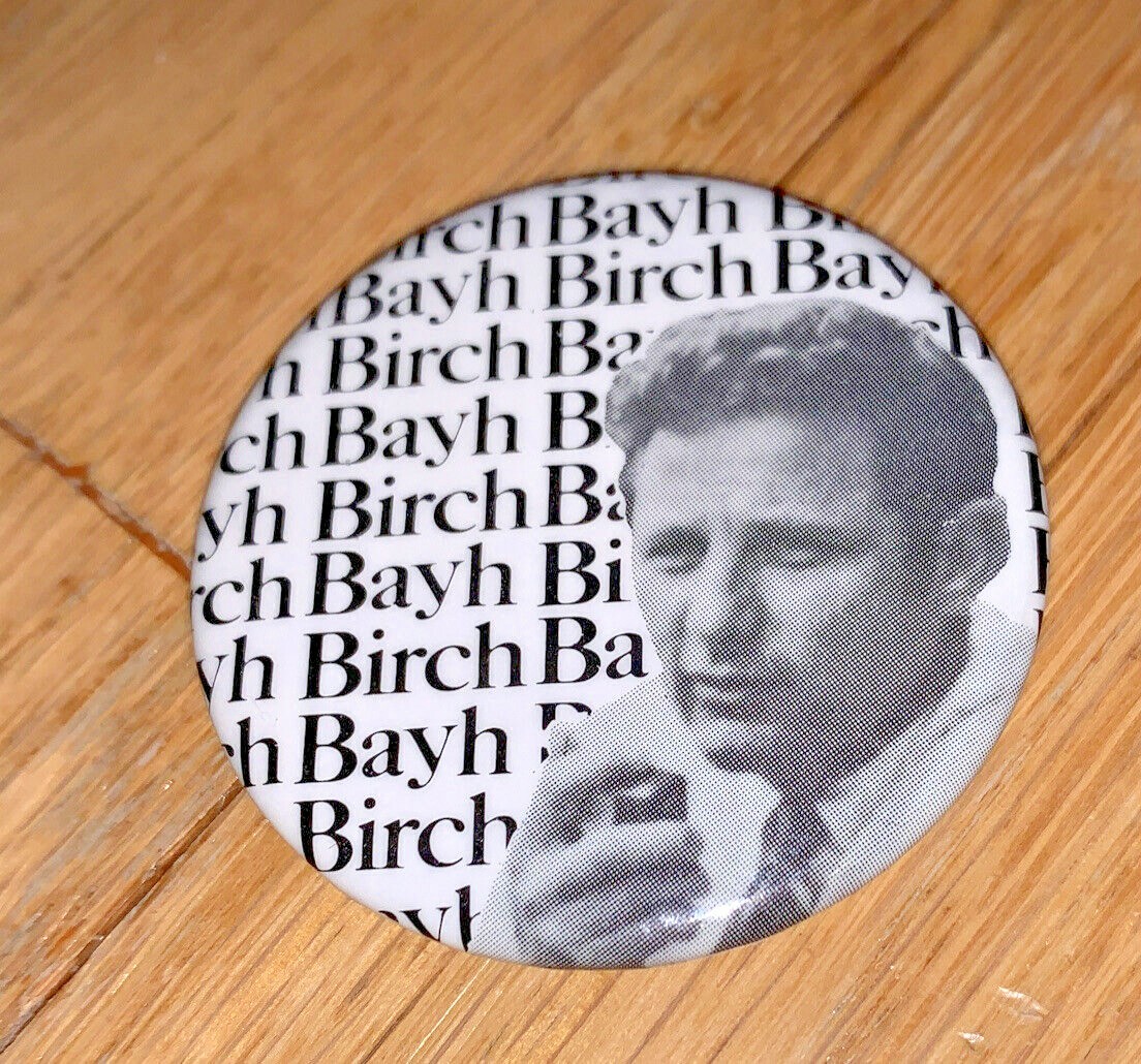 BIRCH BAYH Button w/ PHOTO & Multiple Names – Fargo Stamp Works