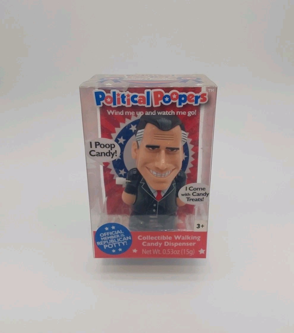 Mitt Romney Political Pooper Candy Dispenser Walking Official Republican Potty