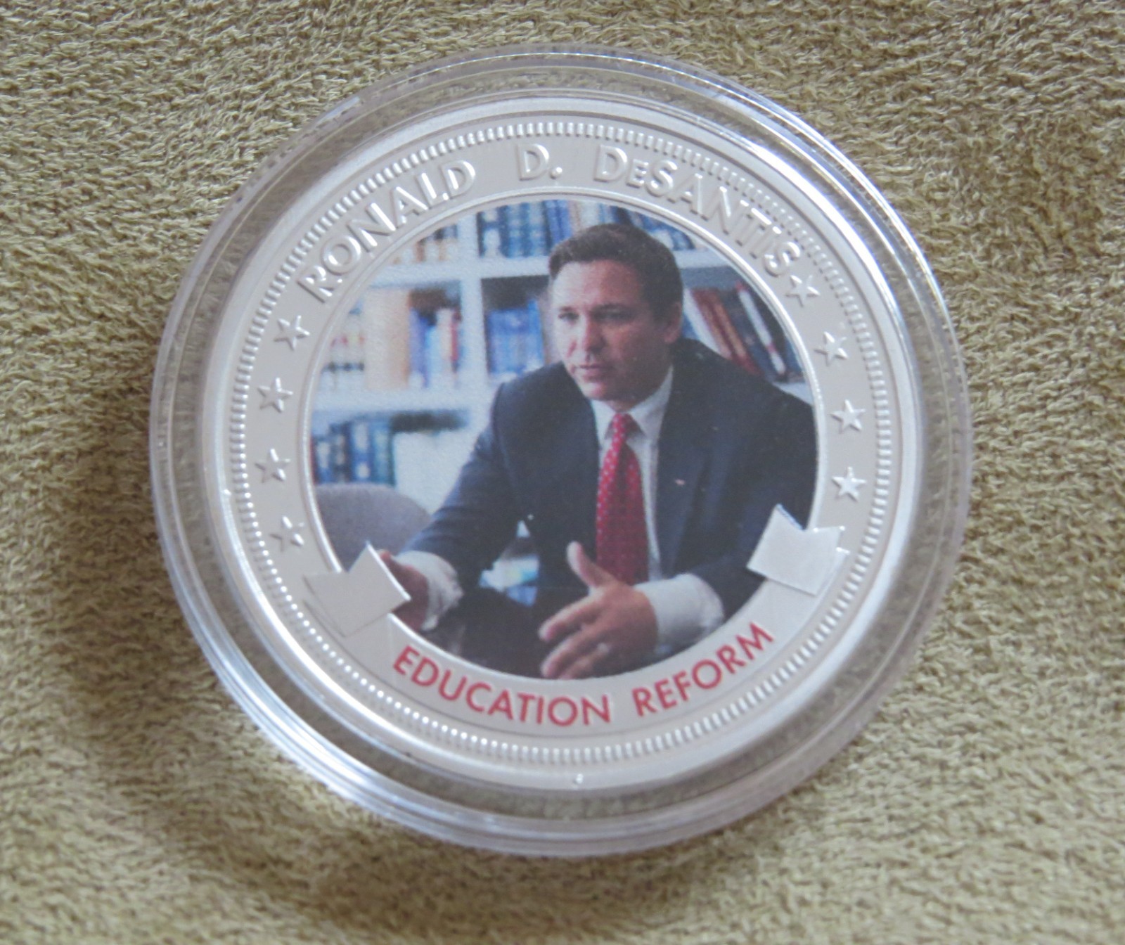 Ronald D. DeSantis Commemorative Coins – 7 Silver Plated Proof Coins