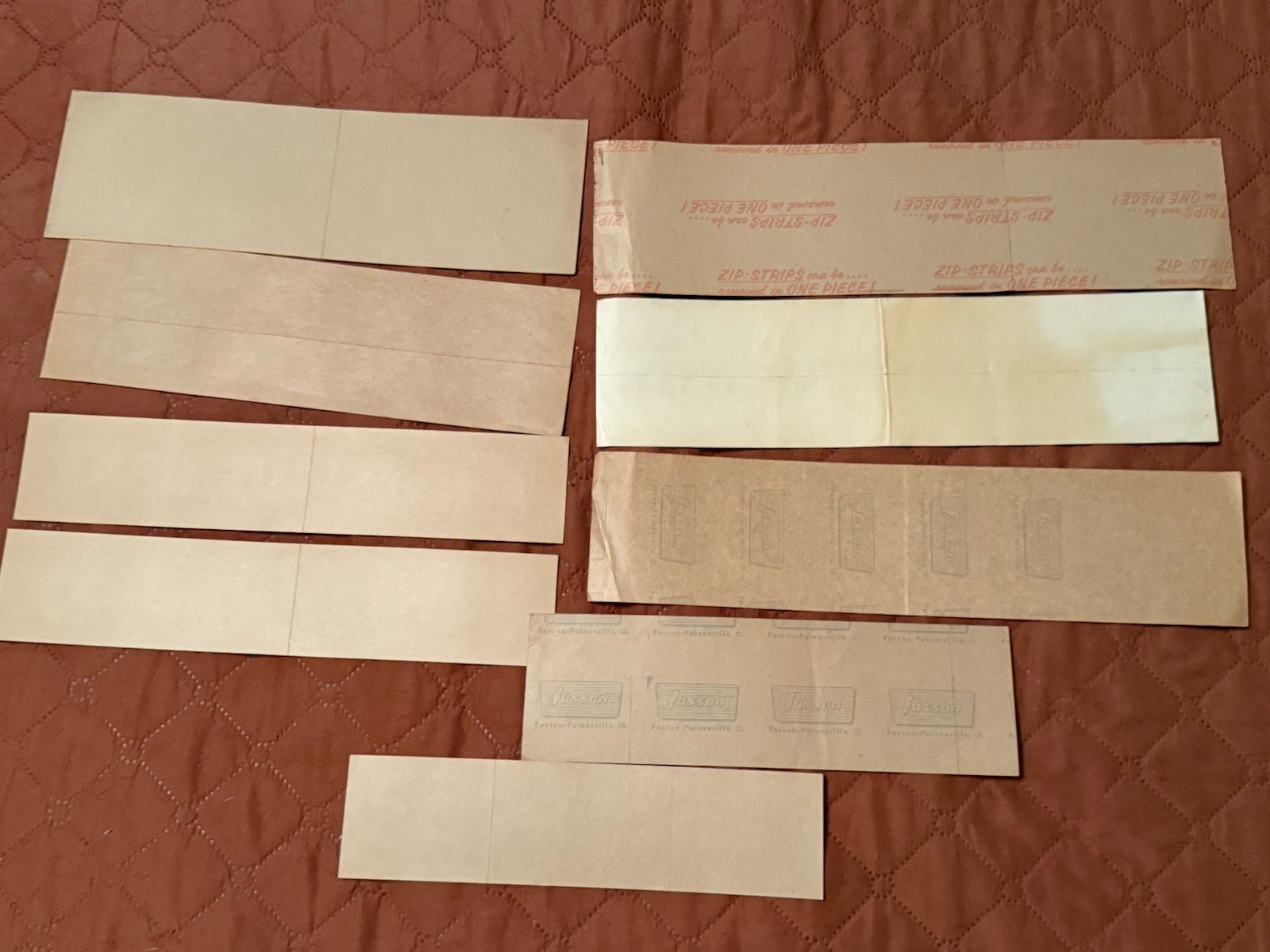Mixed Lot 9 Old Presidential Bumper Stickers * JFK Nixon Johnson Lindsay Vintage