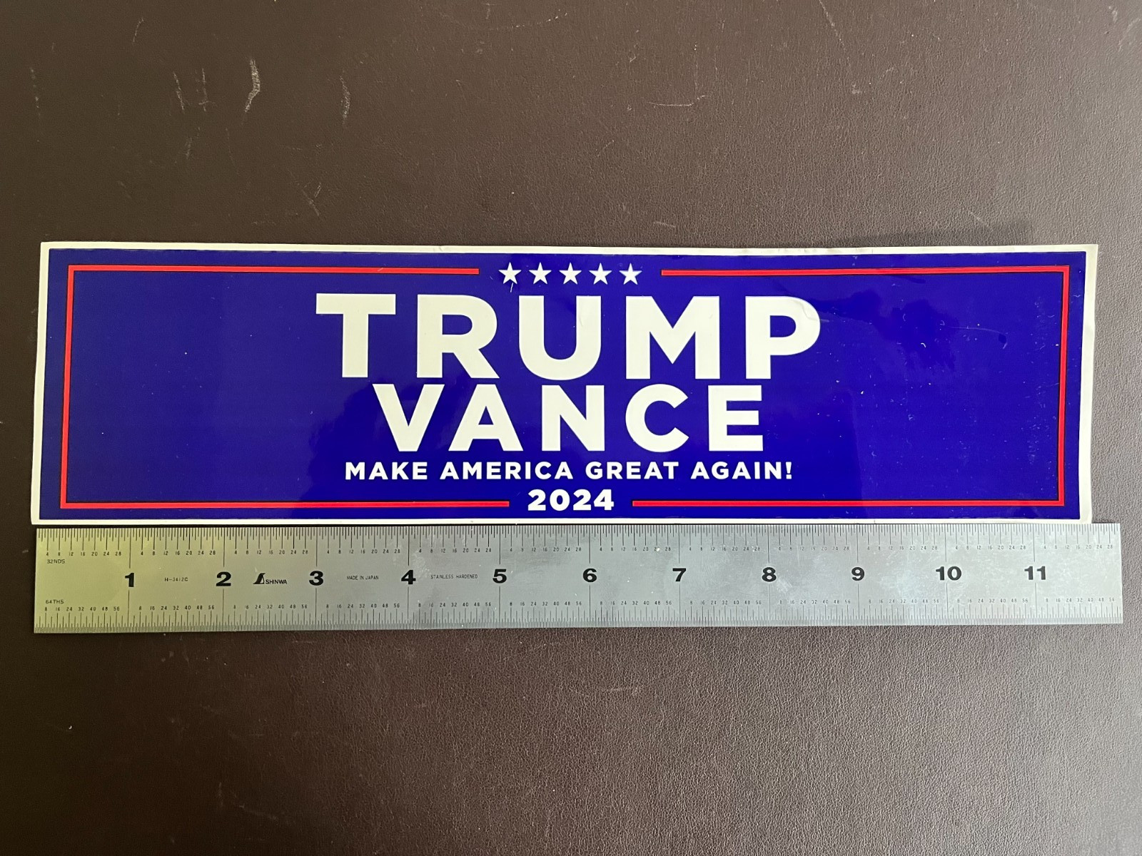 OFFICIAL TRUMP VANCE 2024 Bumper Sticker