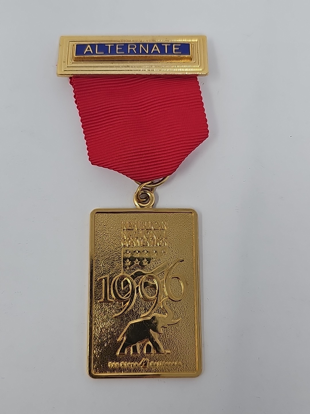 1996 Republican National Convention Alternate Delegate Badge RNC Pin Bob Dole