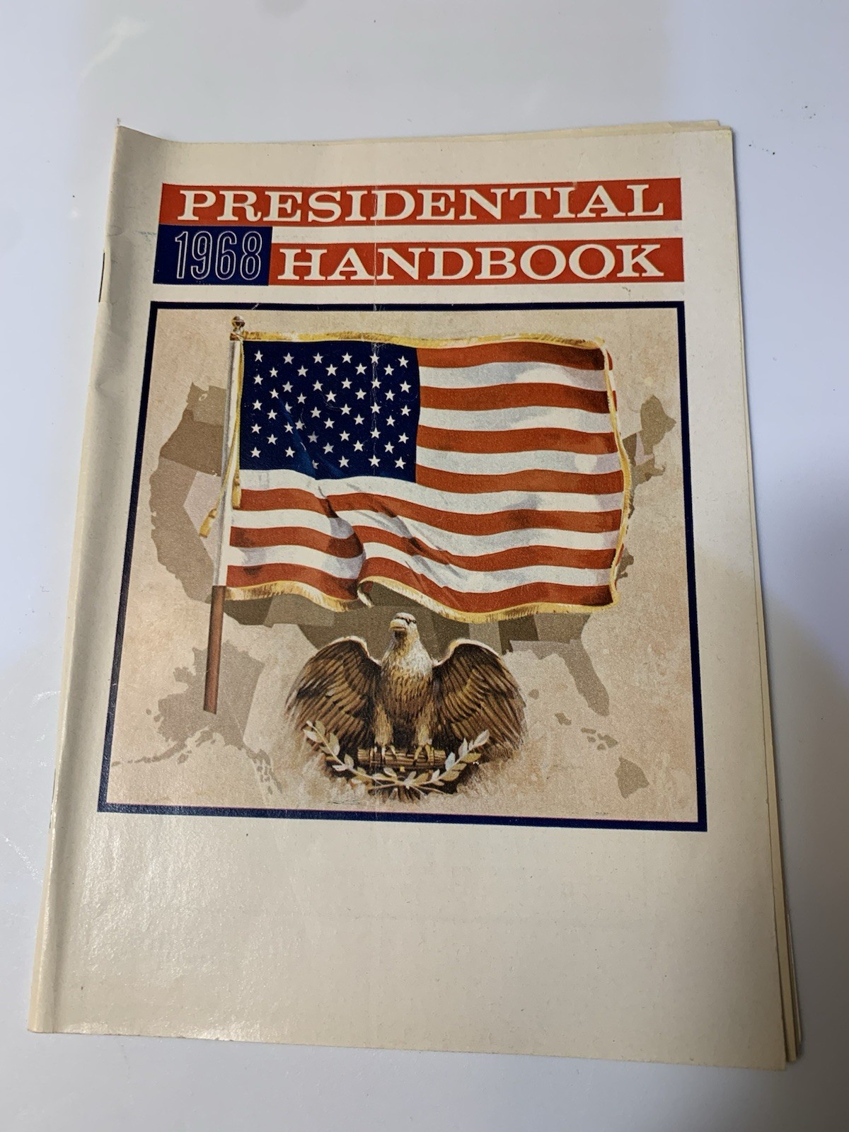 vintage 1968 PRESIDENTIAL HANDBOOK, 24 pages, some wear