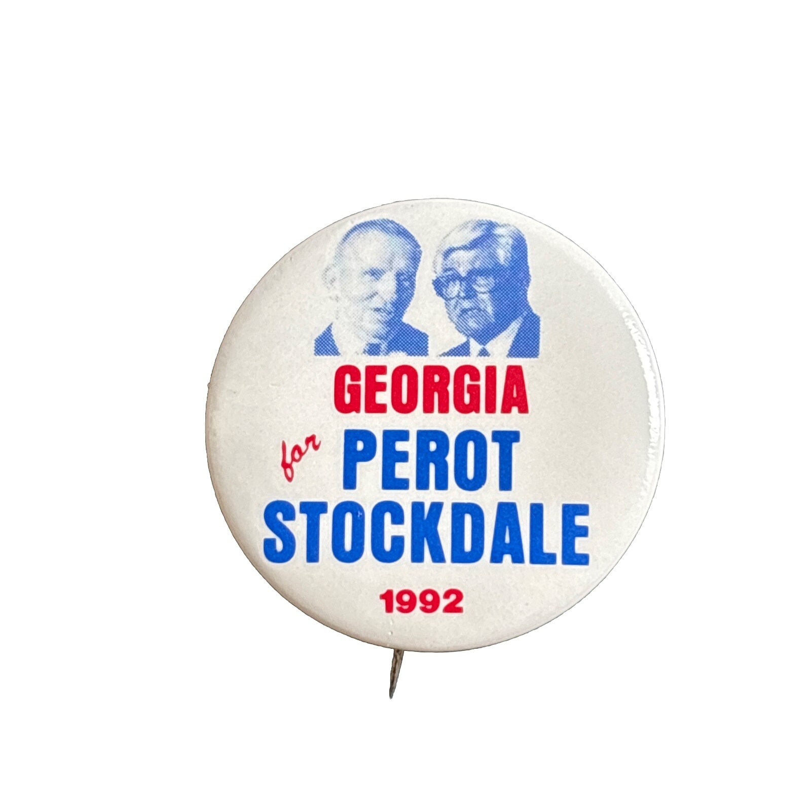 1992 Ross Perot for President Georgia Pin 50 State 1.5″ Button James Stockdale