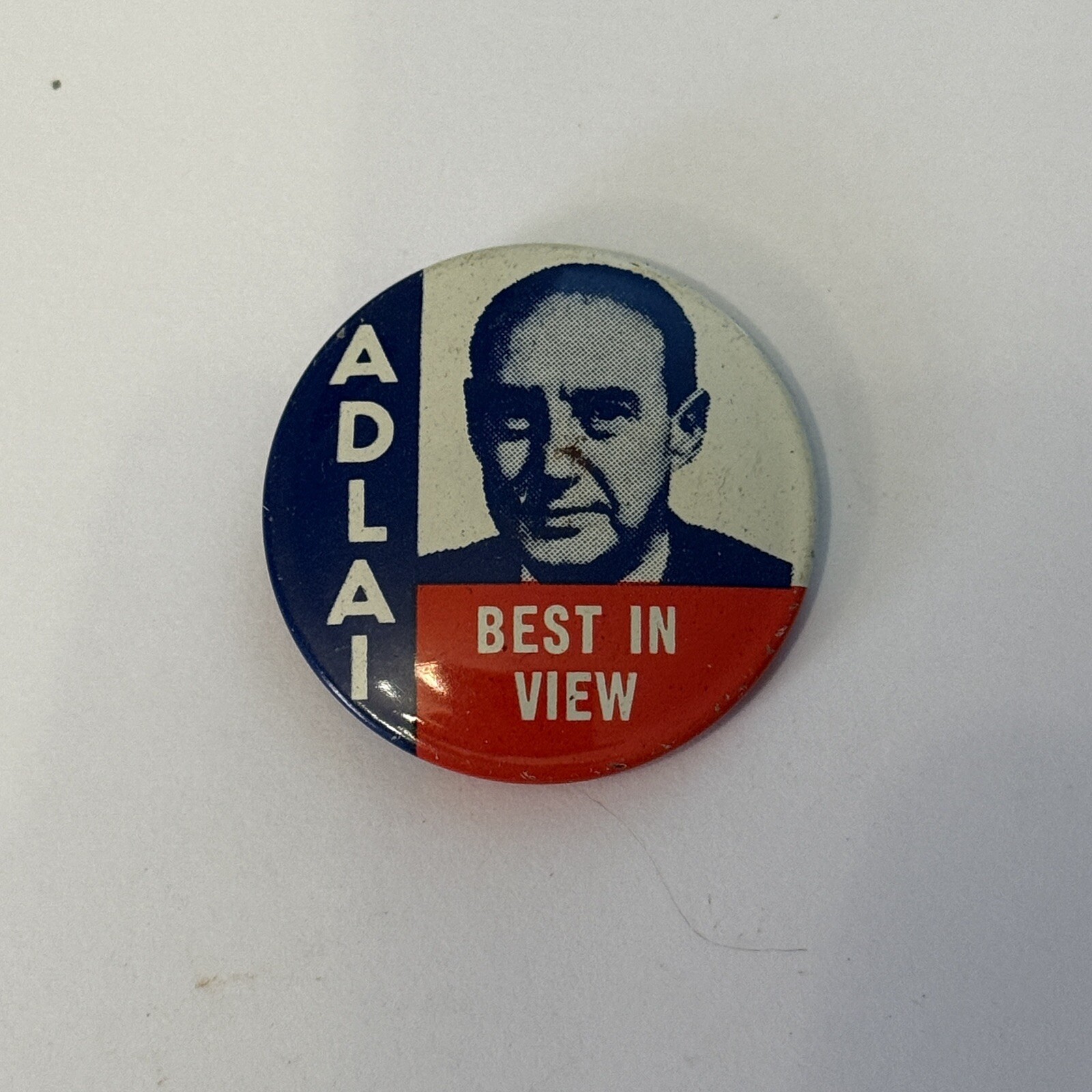 Adali Best in View Presidential Campaign Pinback Button Kleenex Tissues 68 Repro
