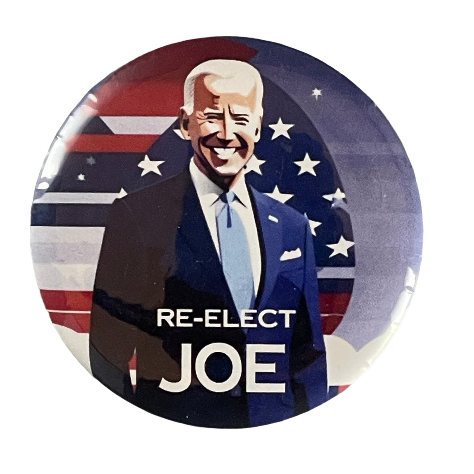 Re-Elect President Biden Harris 2024 Politics Button Candidate Badge Pinback