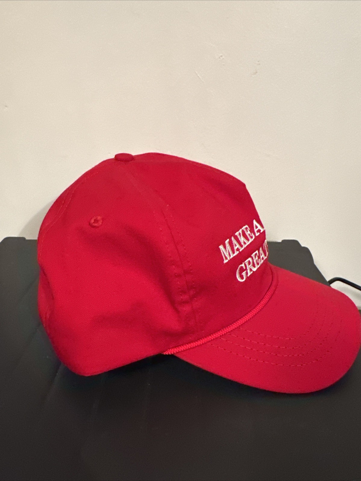 Cali-Fame MAGA Hat Make America Great Again Red Cap USA Made 2016 Campaign Era