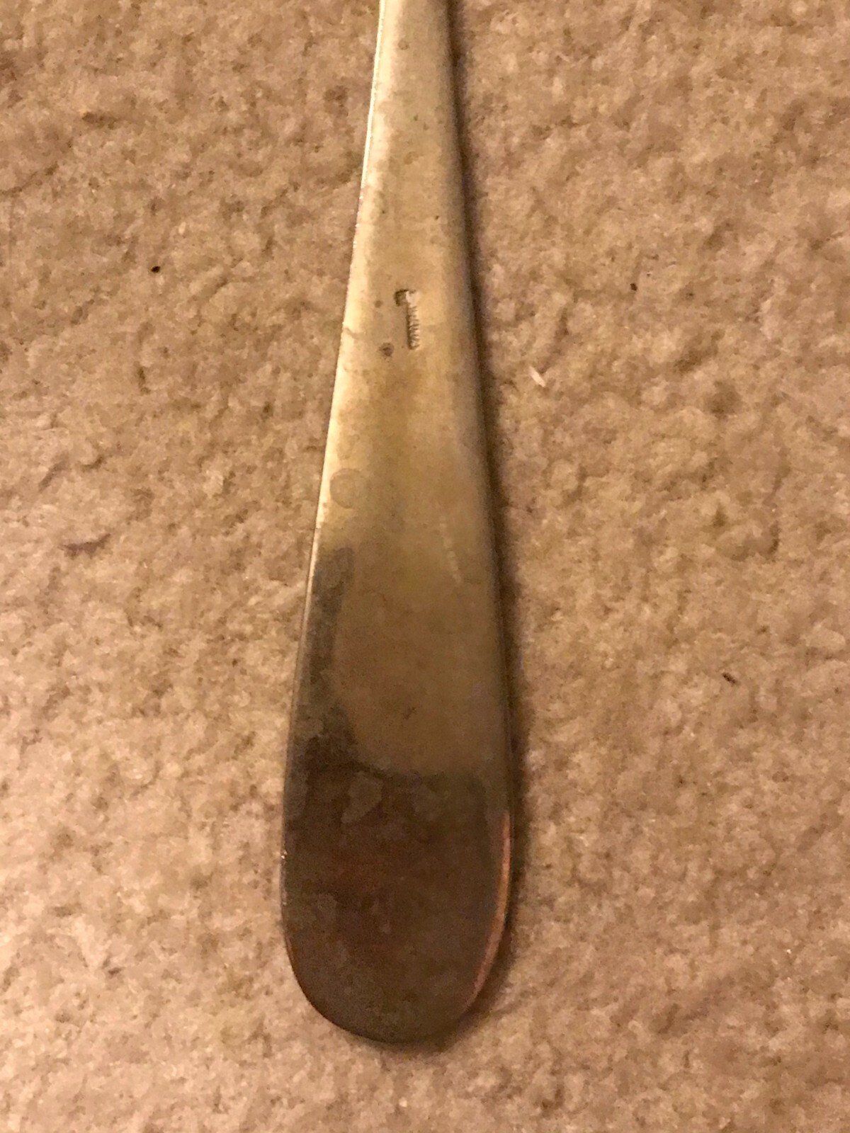 VTG / Antique Silver Plated Germany Alpacca Ladle or very long Spoon 12″L