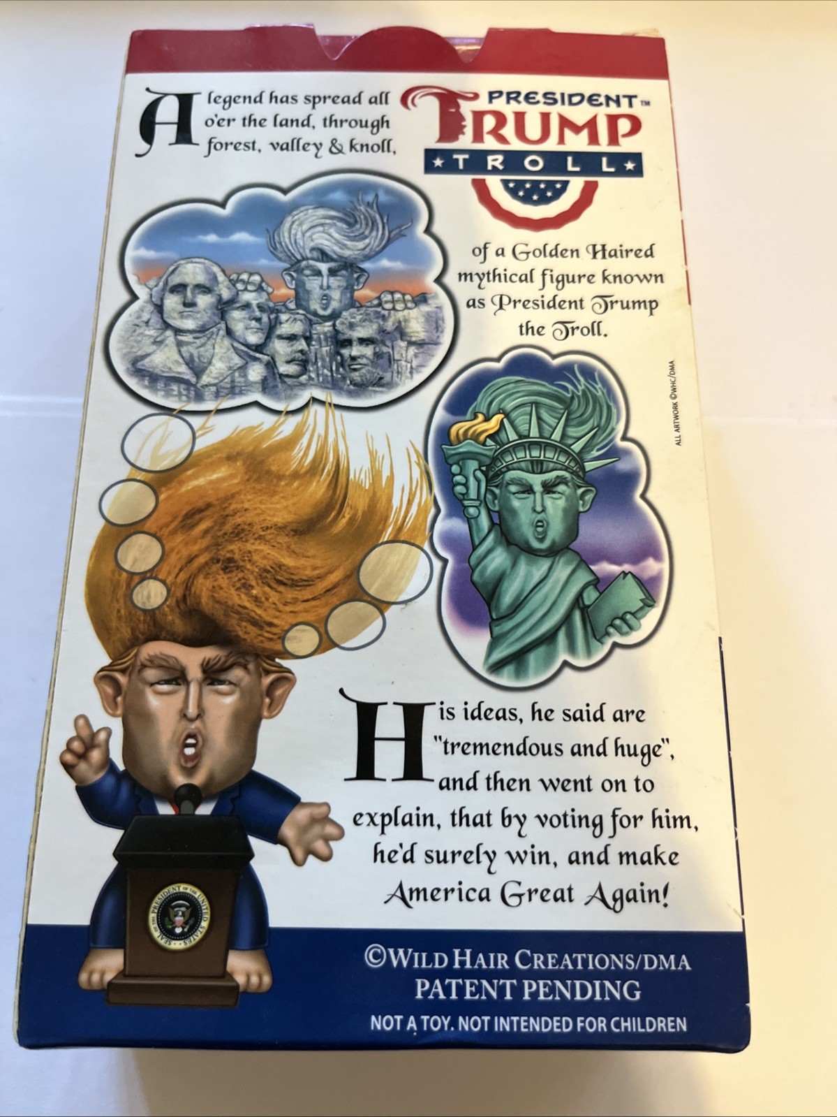 Collectible President Donald Trump Troll Doll – Hair to the Chief