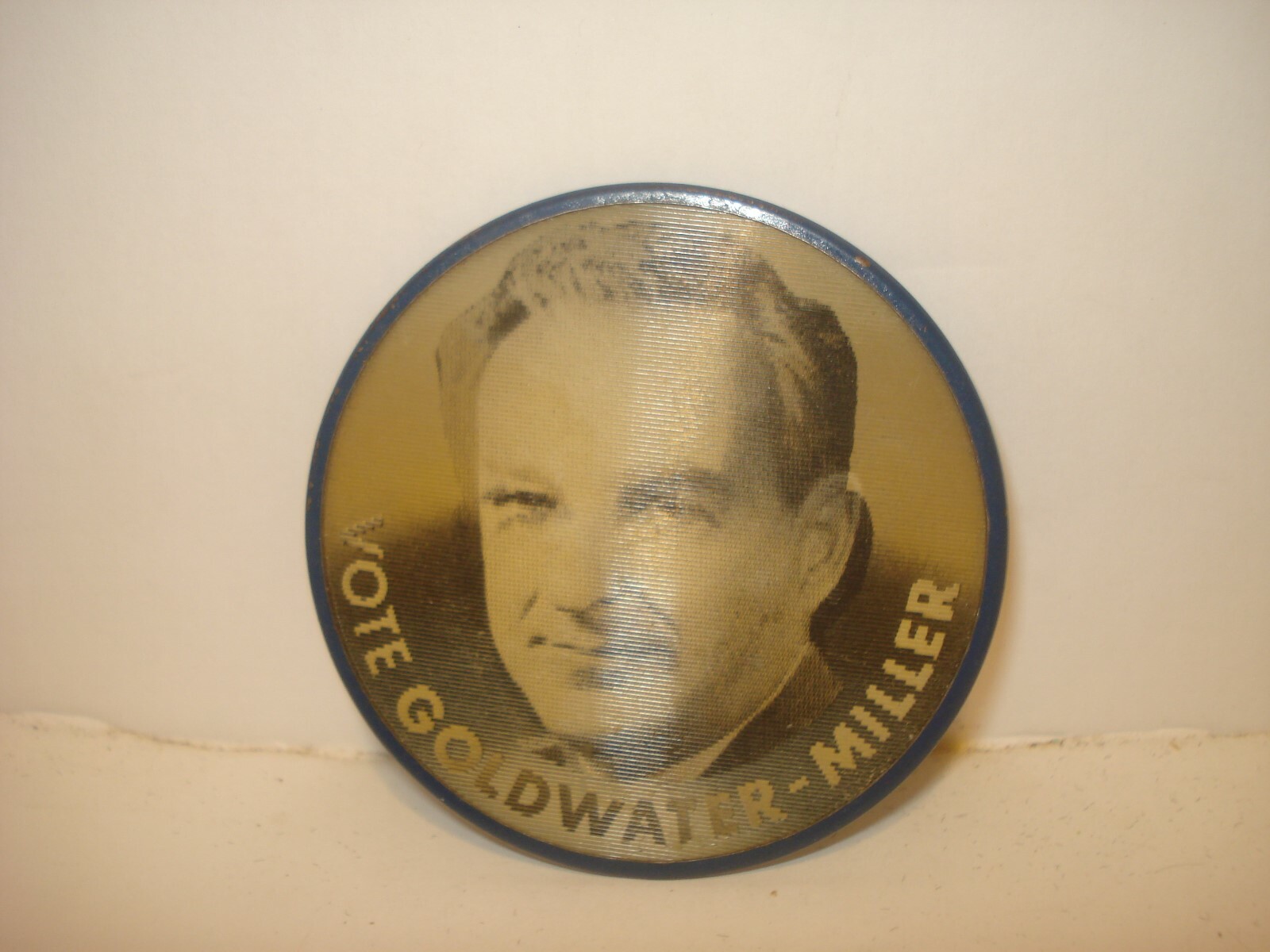 Vintage VOTE GOLDWATER-MILLER ~ 1964 Campaign Flasher Button-Vari-Vue