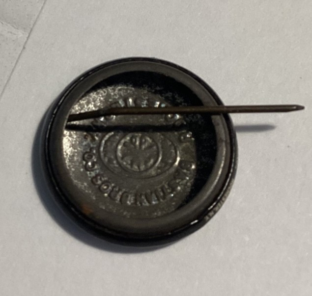 Herbert Hoover and Curtis Presidential Campaign Jugate Button 7/8” HOO-7