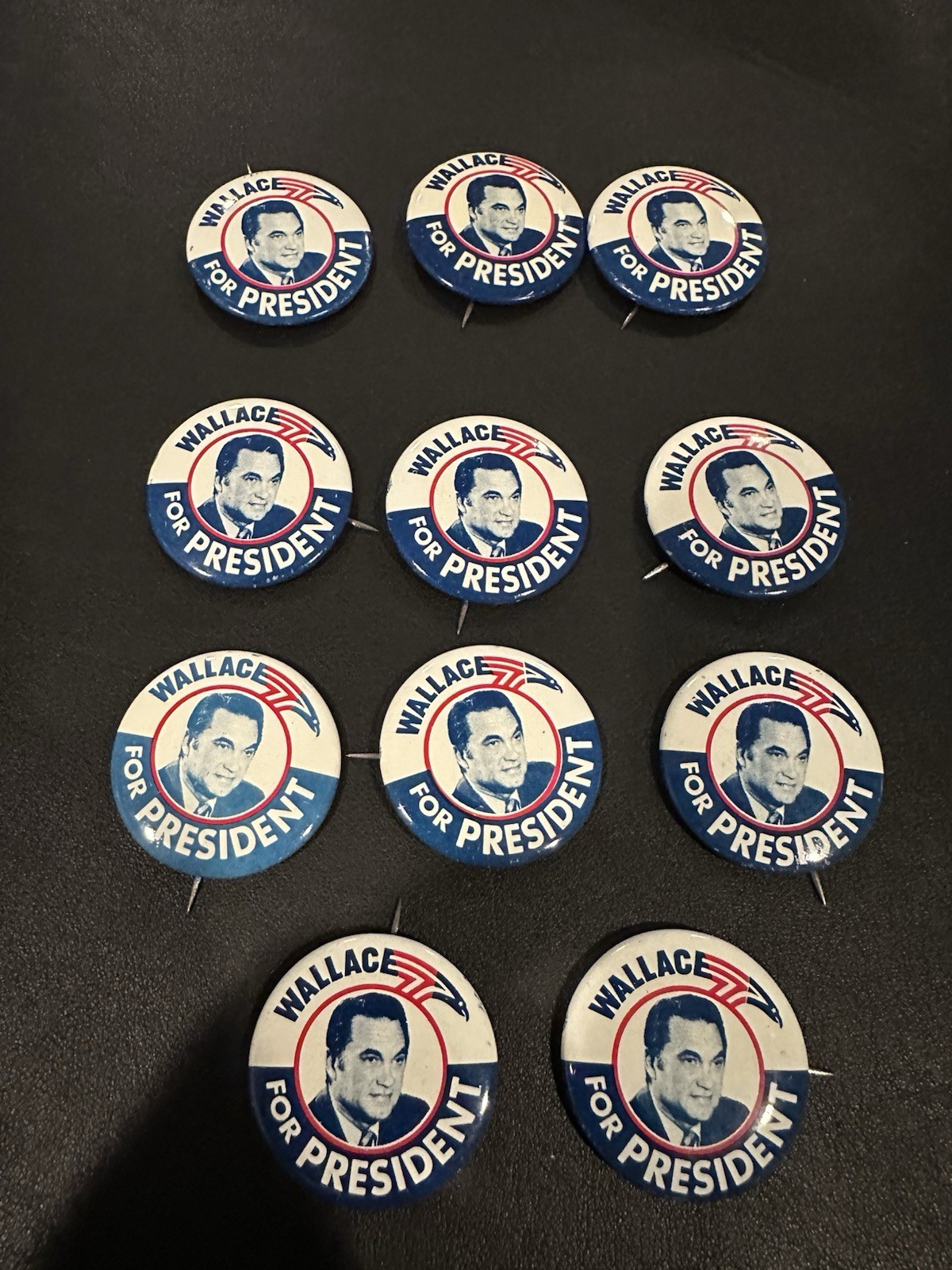 Wallace President Campaign Button Authentic!! Politics Election buttons🔥
