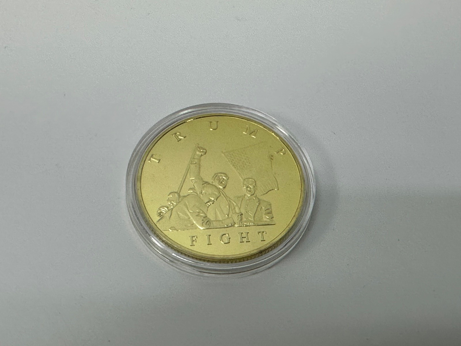 2024 USA President Donald Trump Fight Shooting Assassination Gold Coin Collectio