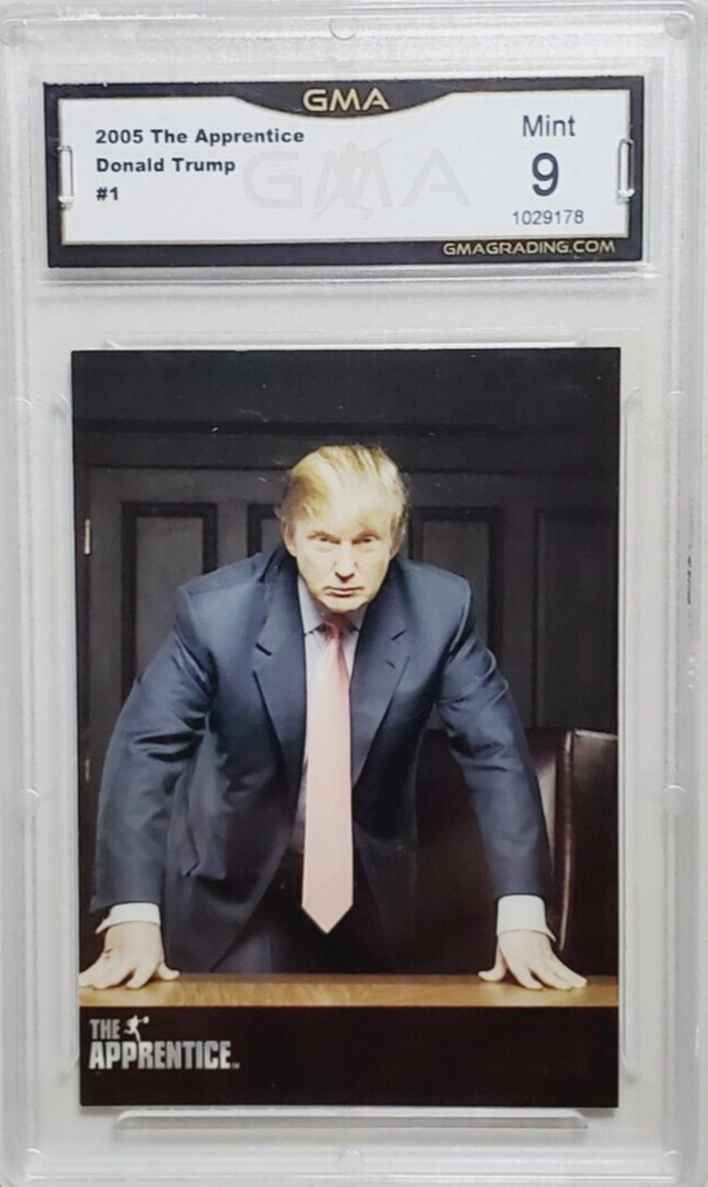 2005 Comic Images The Apprentice #1 Donald Trump Card GMA 9 Mint USA Potus 45
