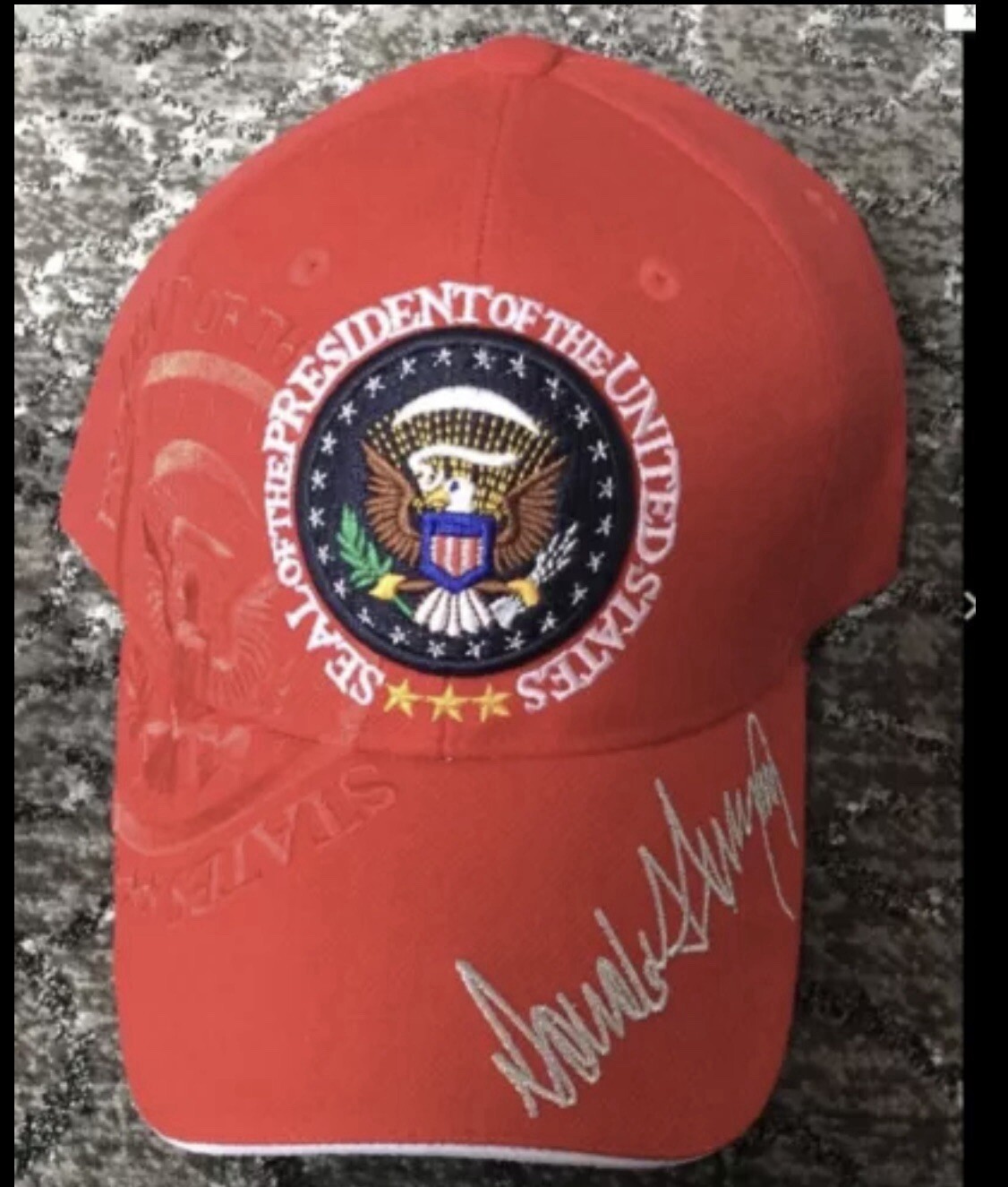 TRUMP 2018 WHITE HOUSE EASTER YELLOW EGG PRESIDENT Signed MAGA GOP REPUBLICAN