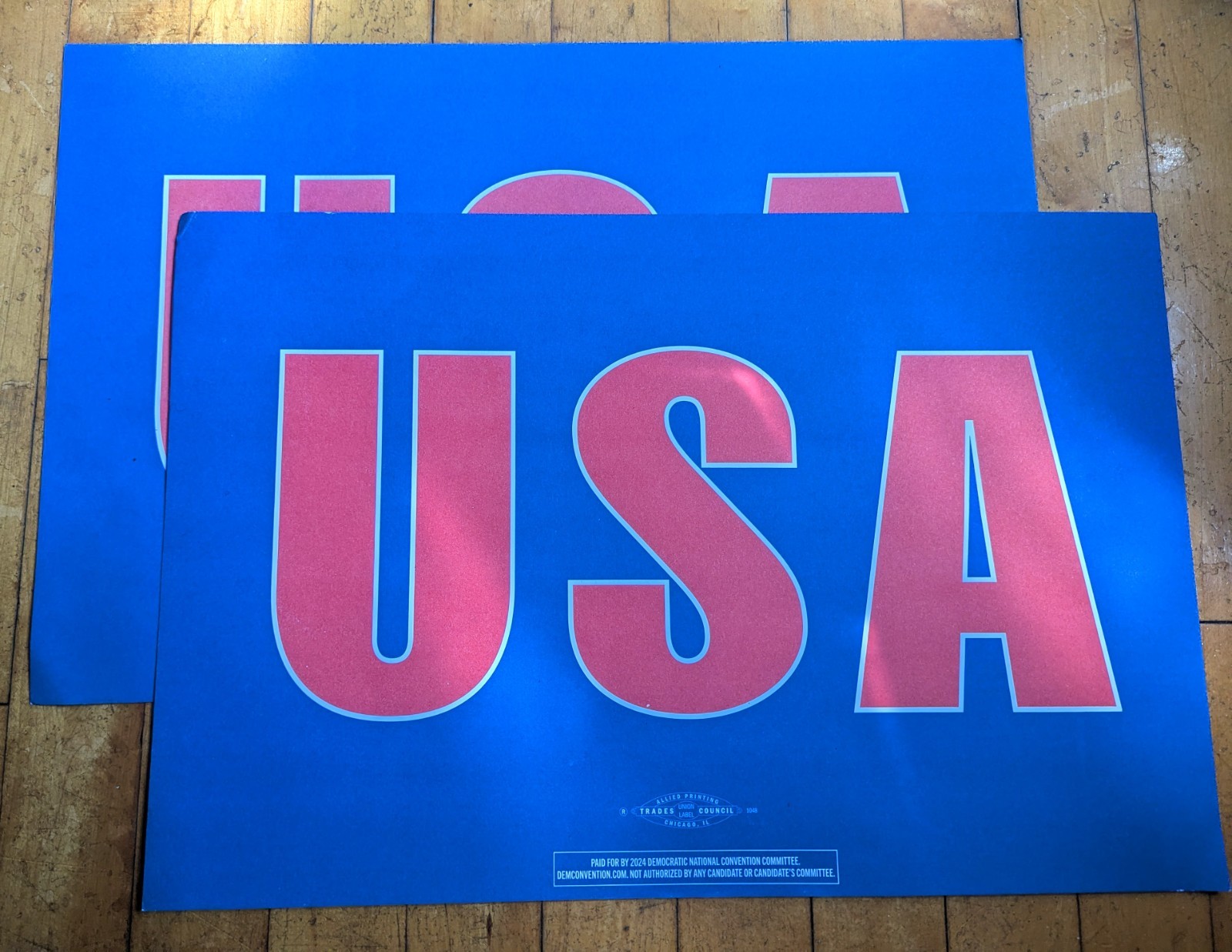 2024 Democratic National Convention, Biden + USA + Union Yes collectible posters