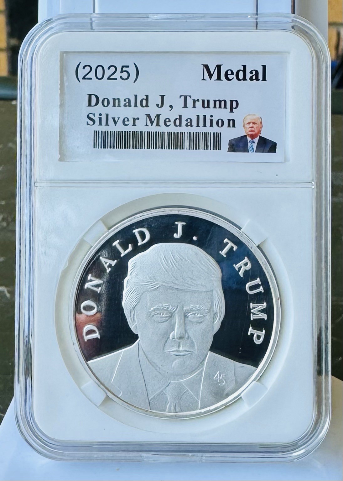 DONALD J. TRUMP – 2025🔥”MEDAL” TRUMP COINS (1) OZ .999 FINE “SILVER MEDALLION”