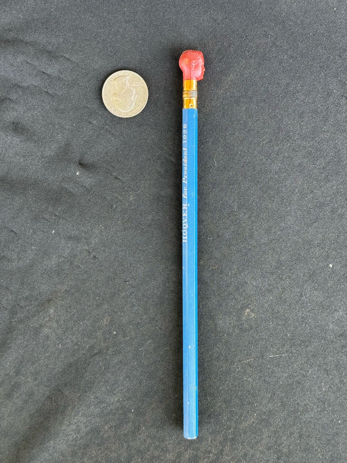 Antique 1928 Herbert Hoover Presidential Election Campaign Pencil (Authentic)