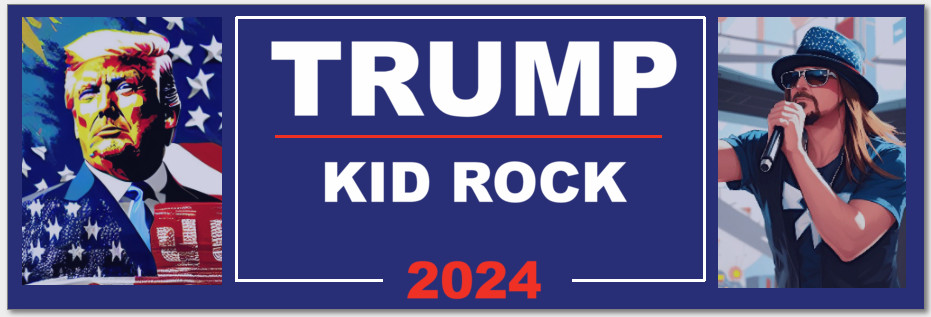 TRUMP STICKER 2024 Ultra maga decal DEPLORABLE GOP NRA JDM USA FJB KID ROCK