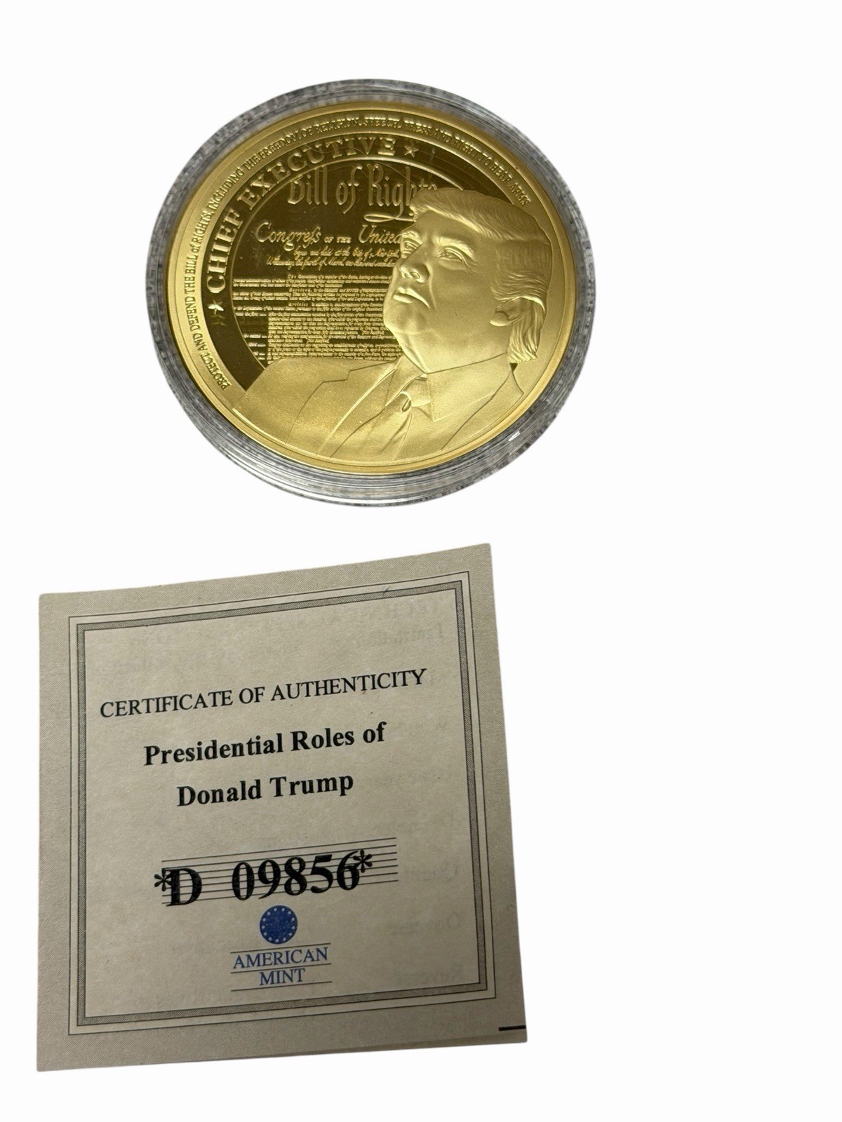 American Mint, Presidential Roles Donald Trump Commemorative Coin collection