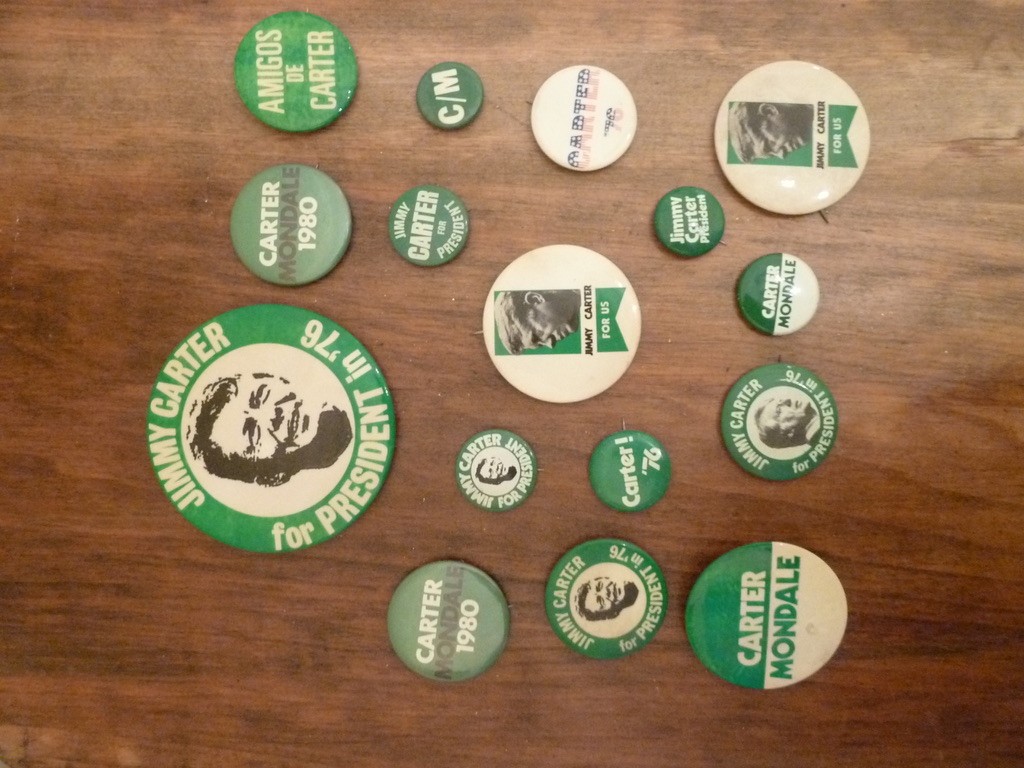 Jimmy Carter Lot of 16 Buttons Pins Pinbacks President Political Democrat