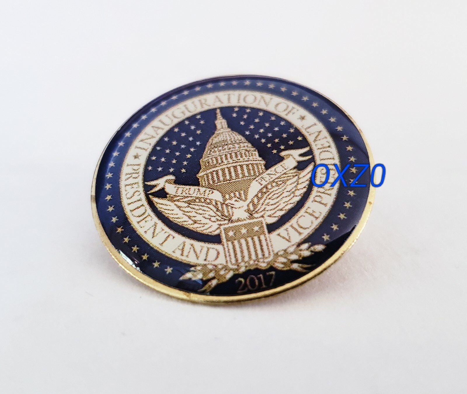 Official Donald Trump 2017 Inaugural Seal Lapel Tie Hat Pin Gold 45 MAGA Coin