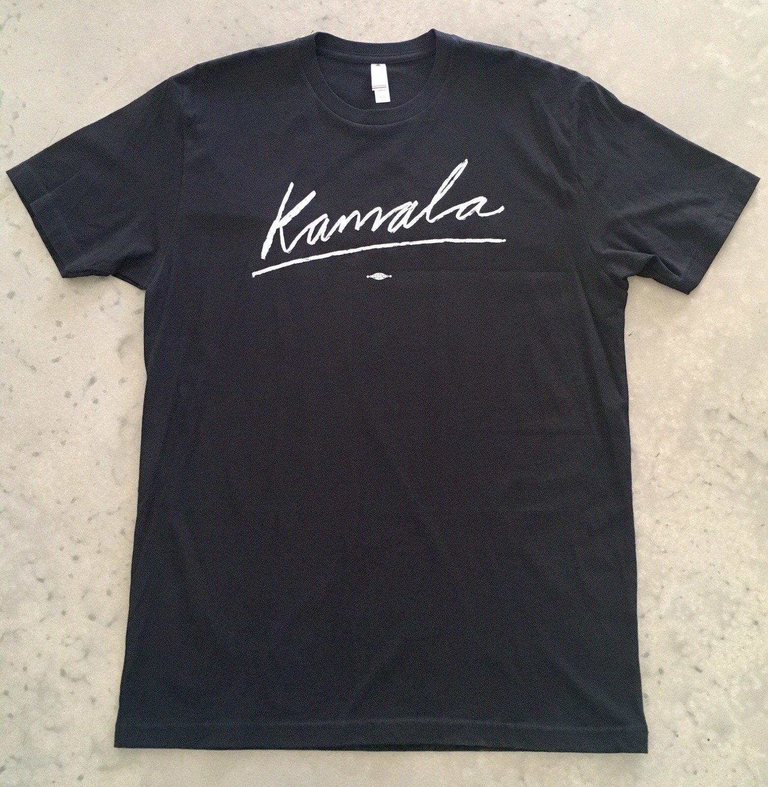 Official KAMALA Harris Signature Black Presidential Campaign T-Shirt NextLevel L