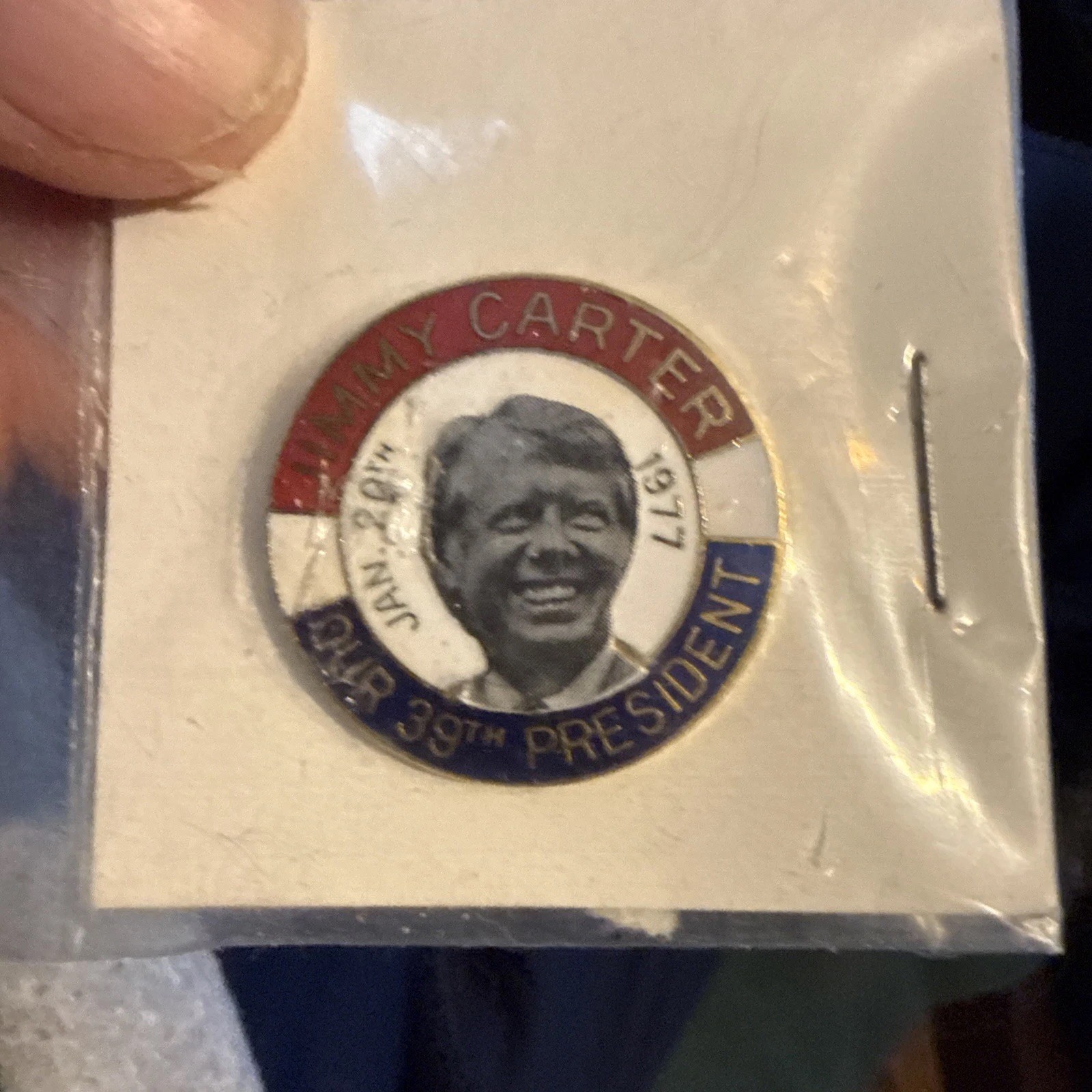 Jimmy Carter 1977 Vintage Pins OUR 39TH President Political
