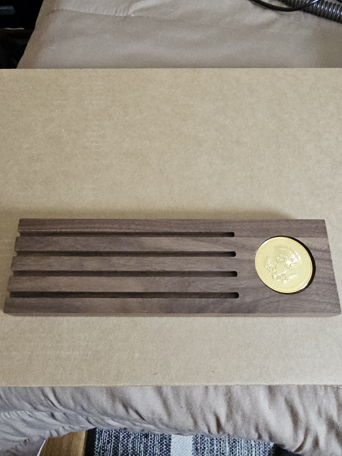 White House Presidential Seal Coin Display
