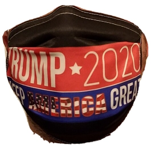 NEW Unisex Donald Trump 2020 Dust Face Shield Covering One Size Adjustable
