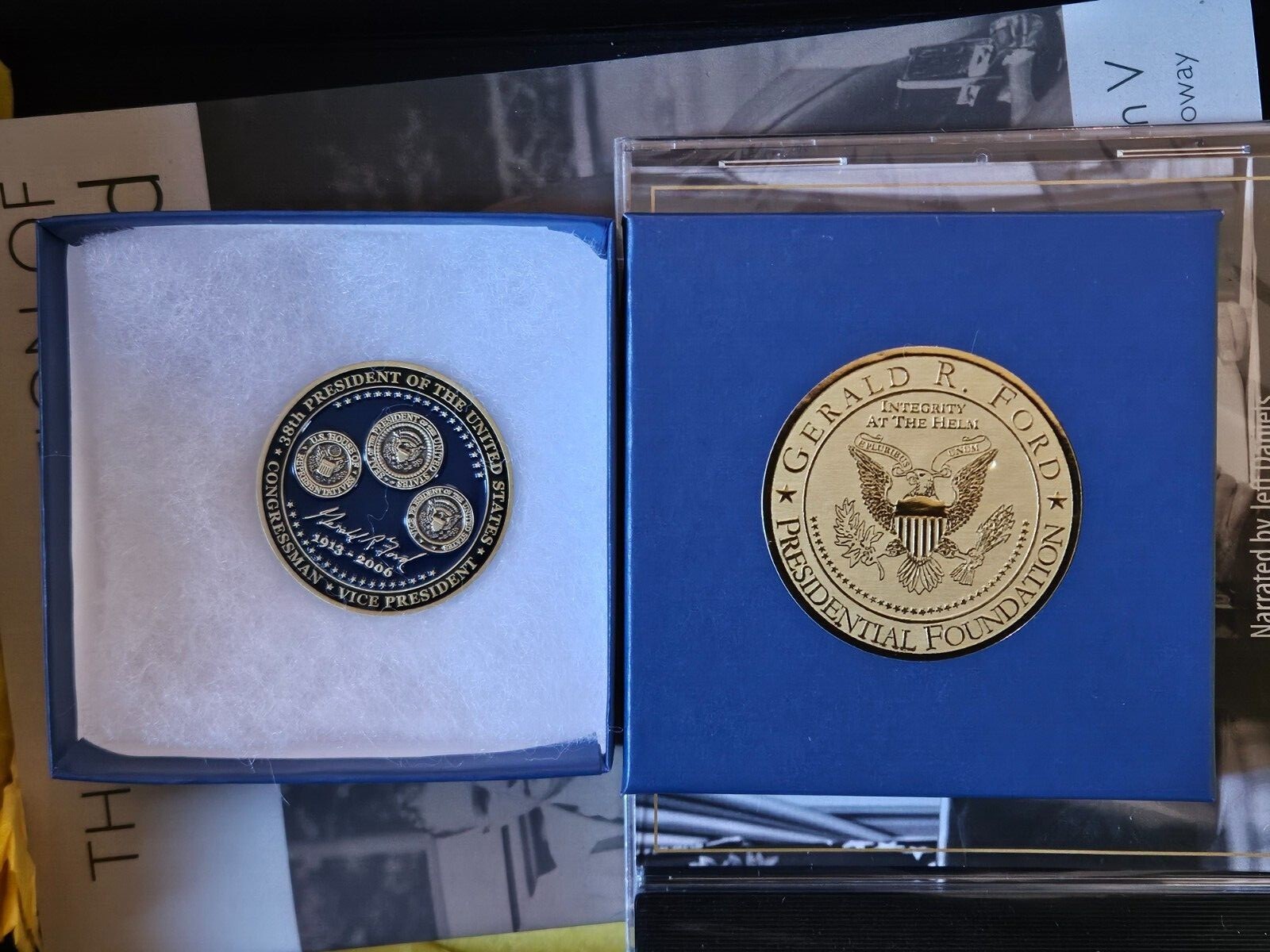 President Ford Foundation White House Congress, PIN, CD, MUSEUM DeVos Coin