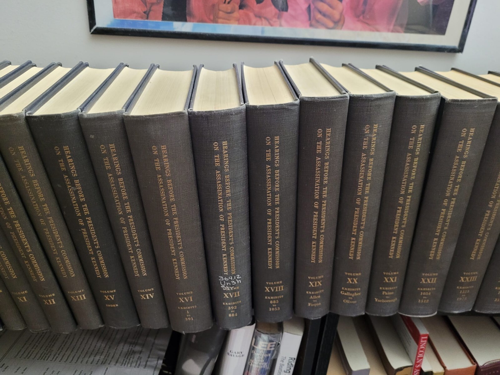 Warren Commission Hearings & Report Pres. Kennedy Assassination 27 Volumes