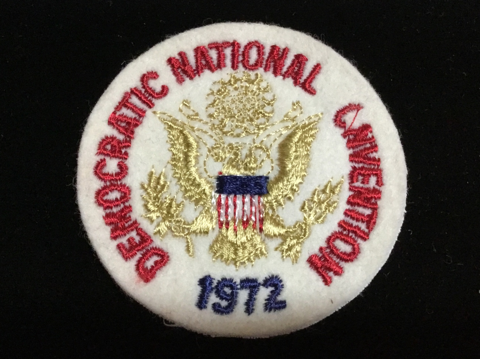 1972 DEMOCRATIC NATIONAL CONVENTION DNC George McGovern Sew on Patch