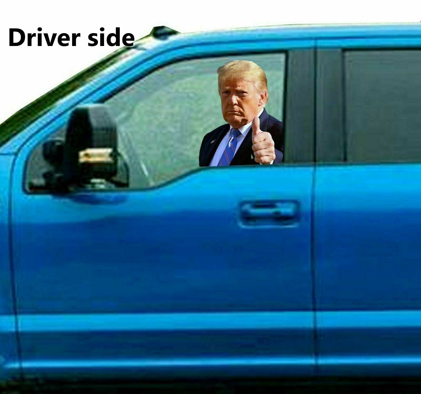 RIDE WITH PASSENGER TRUMP 2020 KEEP AMERICA GREAT DECAL STICKER USA CAR WINDOW