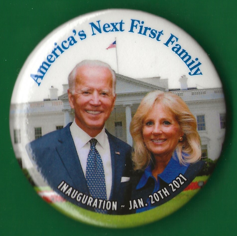 2021 Joe & Jill Biden 2.25″ / “Next First Family” Inauguration Button(Pin49)