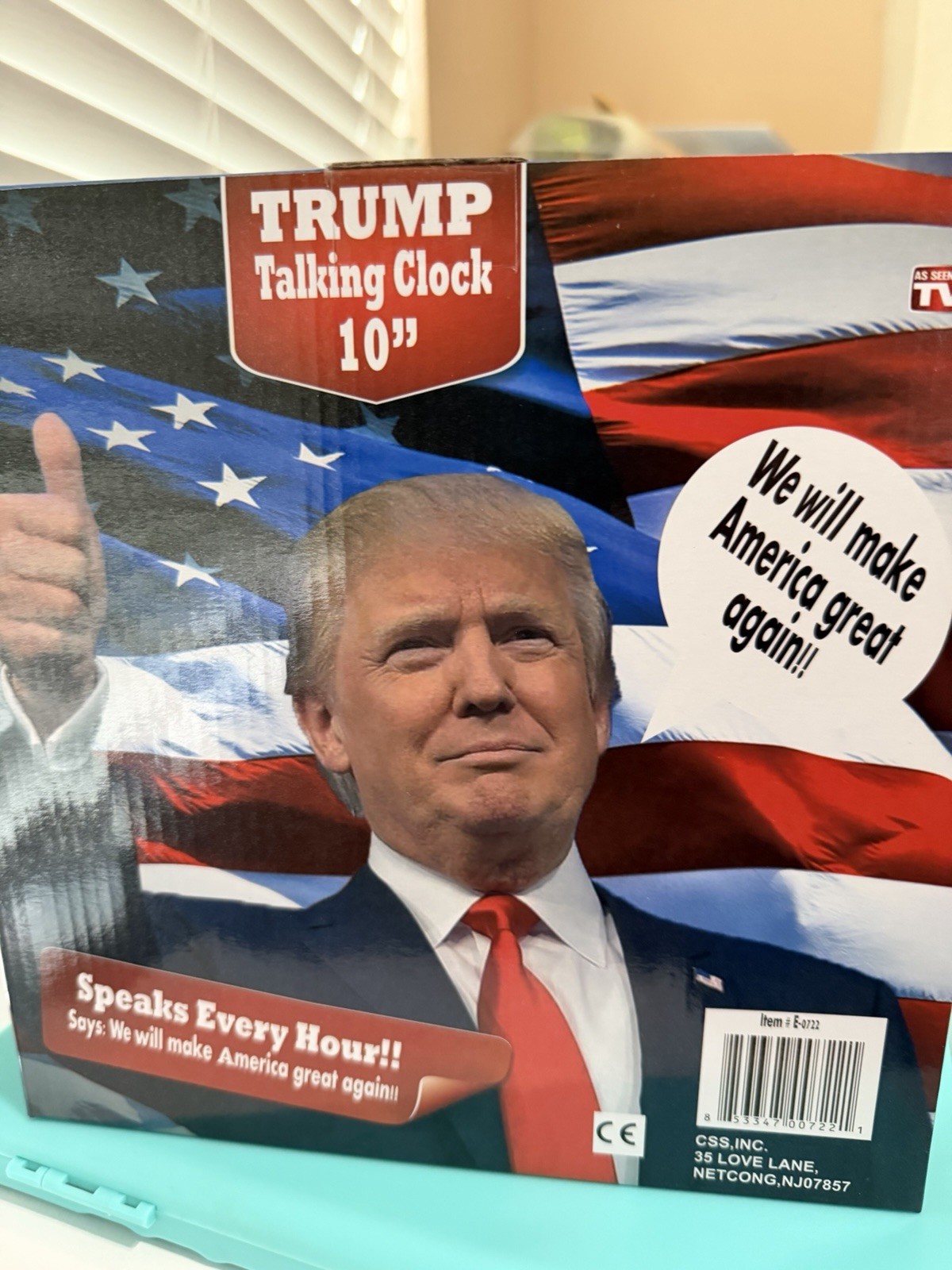 NEW President Donald Trump Talking Clock Let’s Make America Great Again!