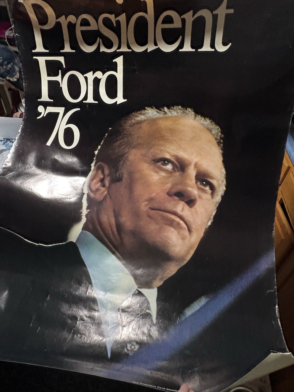 Lot Of 3 Original Gerald Ford for President 1976 poster, approx. 18″ x 25″