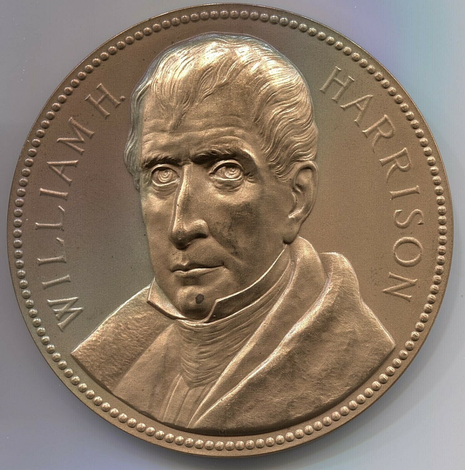 William H. Harrison Presidential Inuguration Medal – 76 mm – TT# 1392