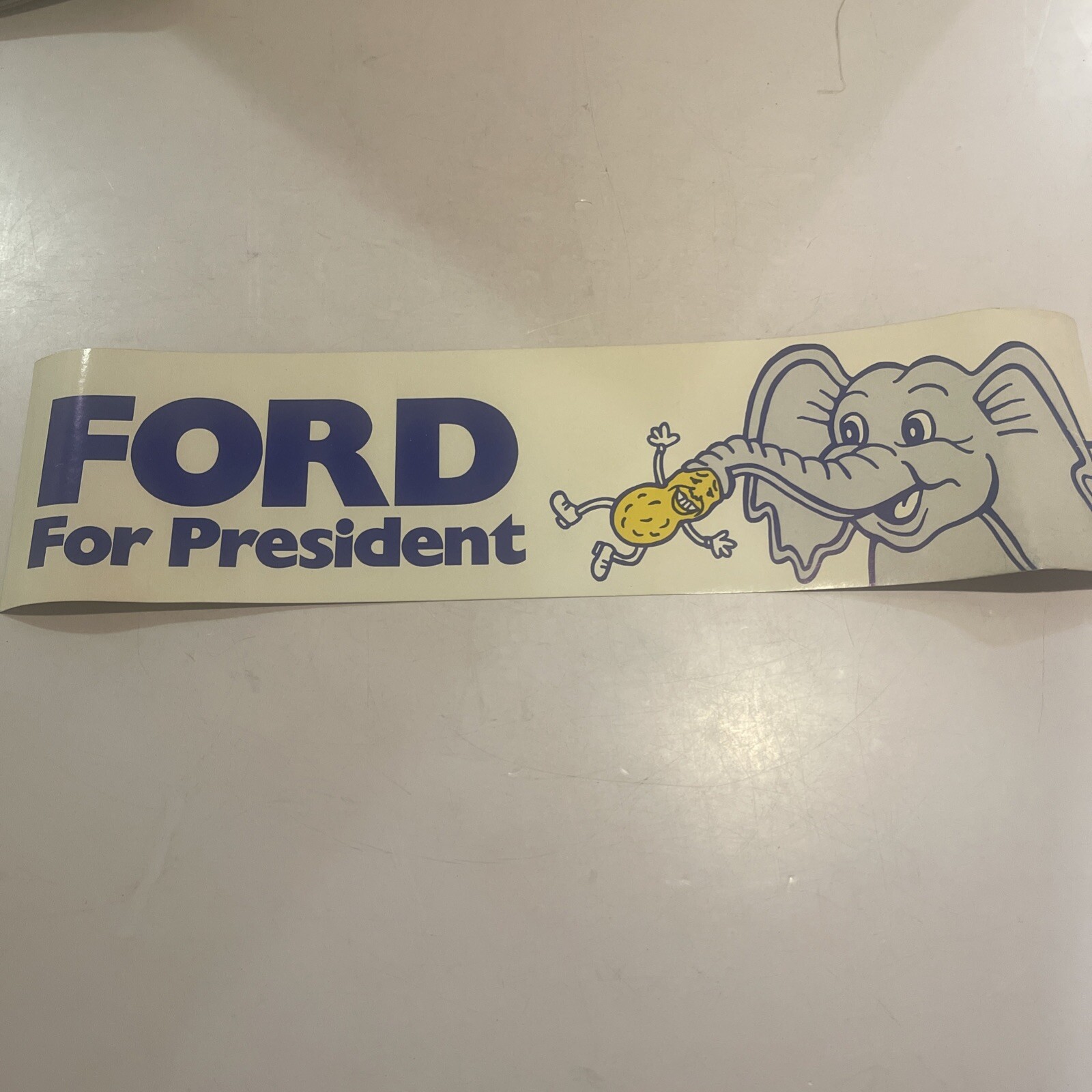 🇺🇸 1976 President Gerald Ford for President Bumper Stickers ANTI CARTER NOS