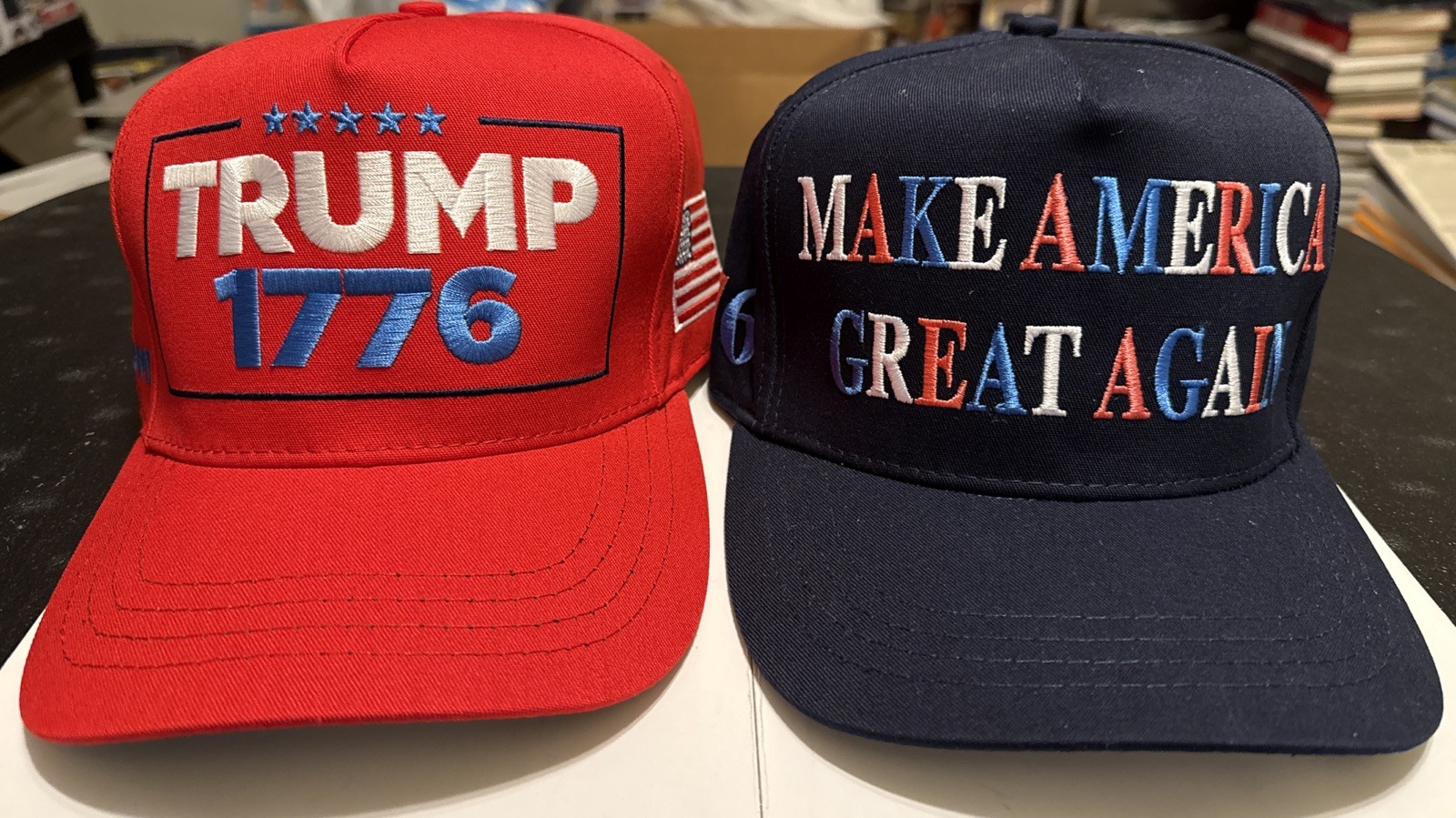 2025 TRUMP 4TH Of JULY 1776 LIMITED 2 MAGA CALI FRAME HATS MADE IN THE USA