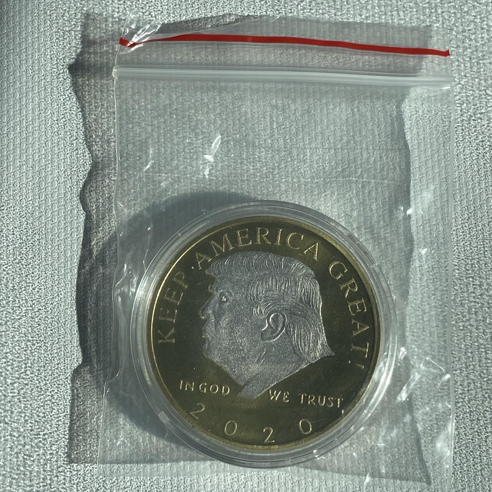 2020 US President Donald Trump Campaign Gold & Silver Plated Commemorative Coin